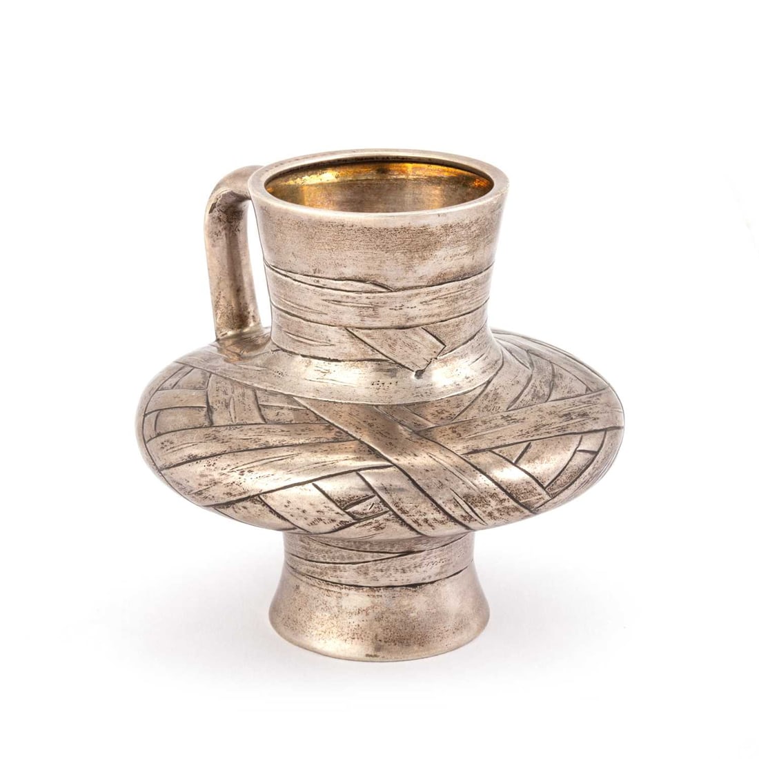 A RUSSIAN SILVER TROMPE L'OEIL KVASS JUG (1 of 2)