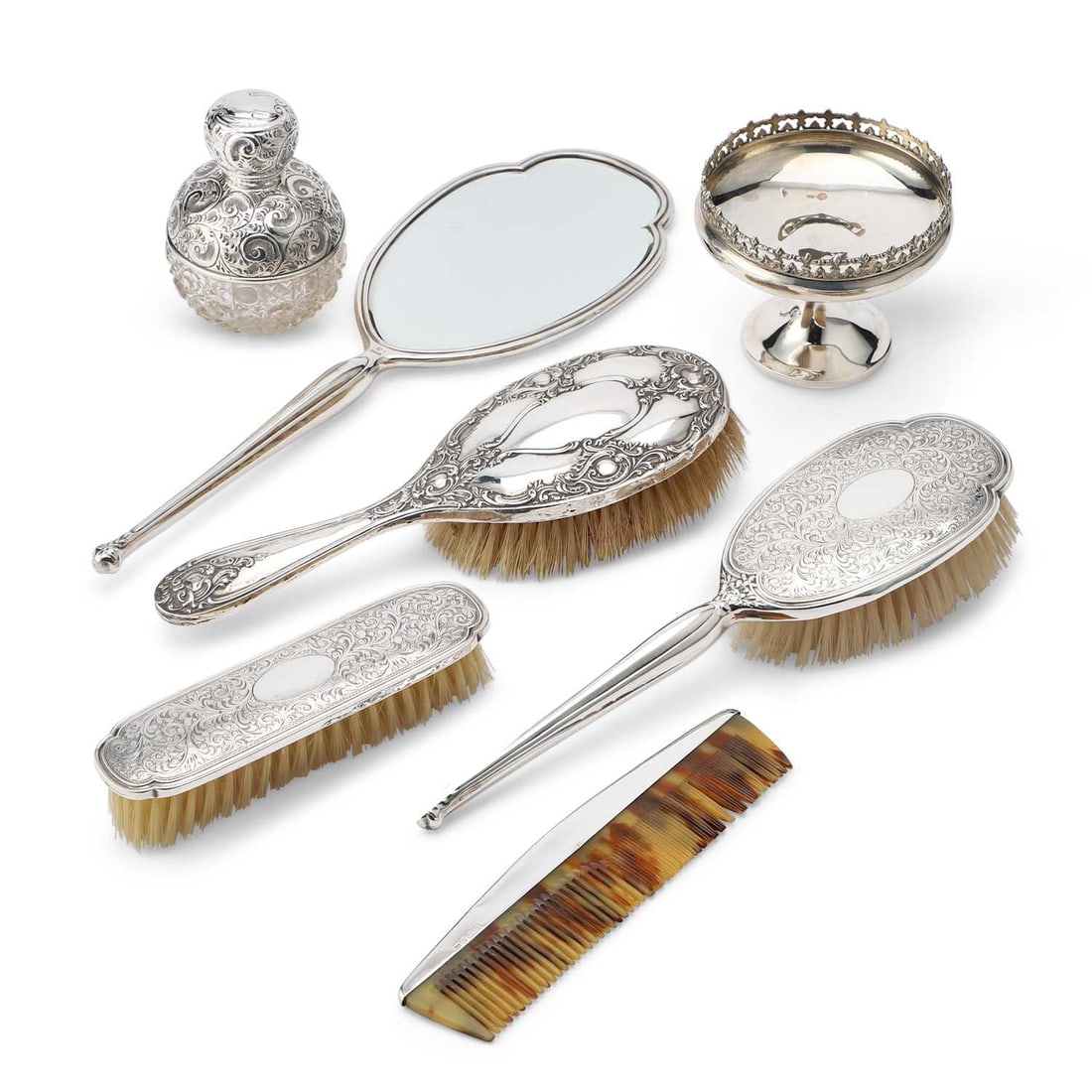 A GROUP OF SILVER (1 of 1)