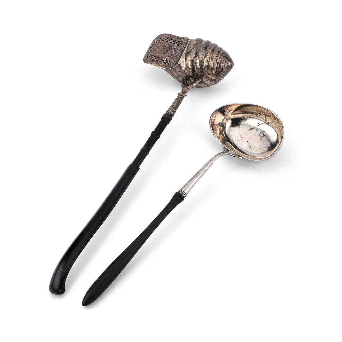 A CONTINENTAL SILVER TODDY LADLE (1 of 1)