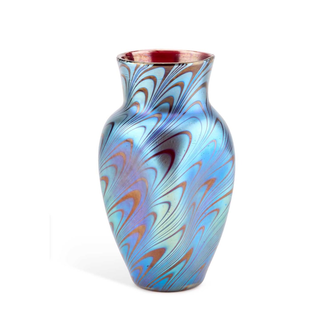 Louis Valtat、VASE、海外版超希少レゾネ、新品額付 Art Nouveau Loetz Glass Vase