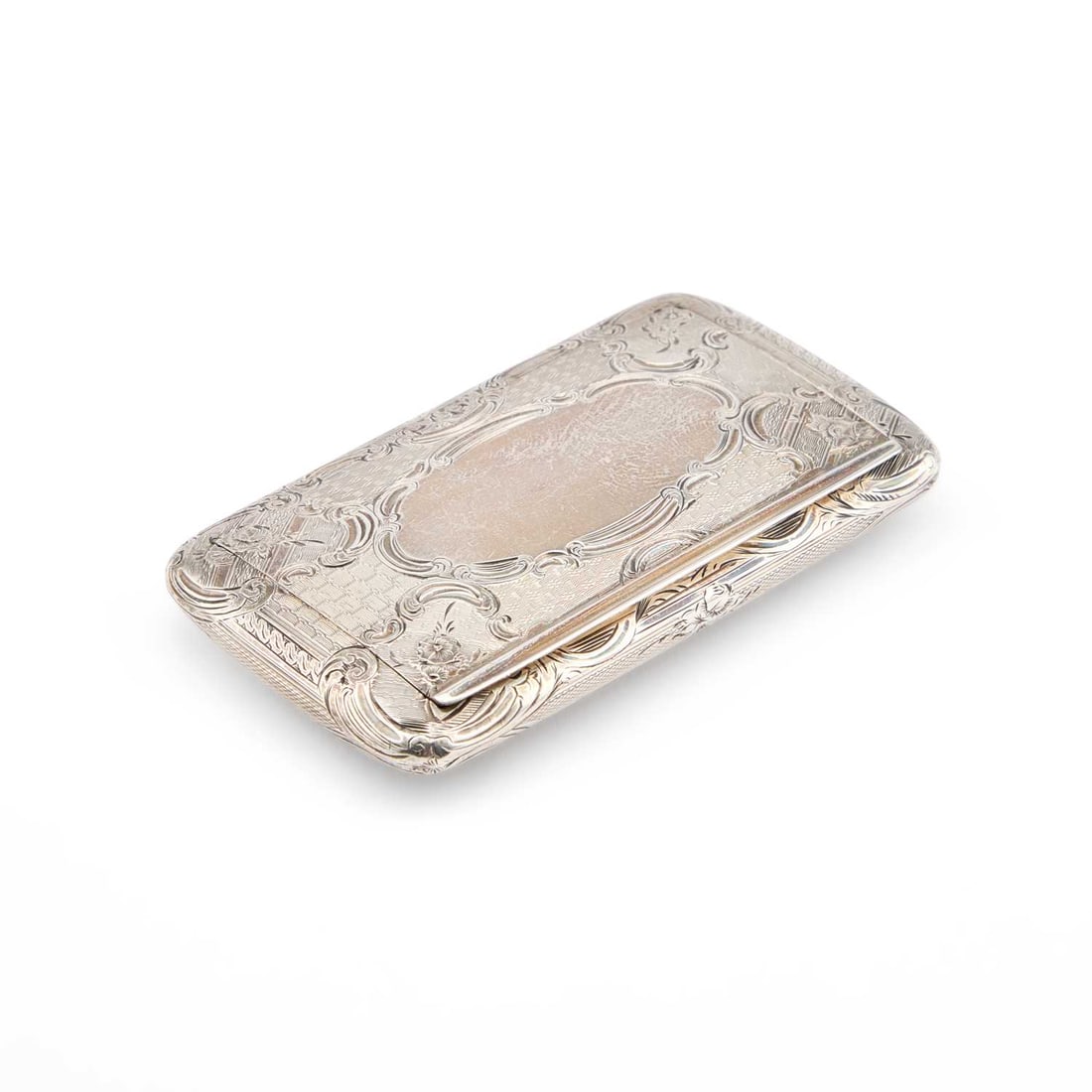 A VICTORIAN SILVER SNUFF BOX (1 of 3)
