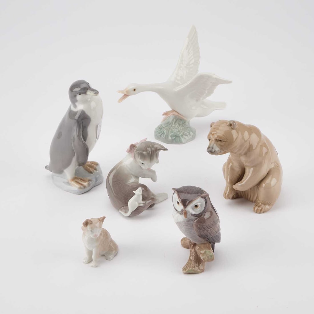 SIX LLADRO MODELS OF ANIMALS (1 of 1)