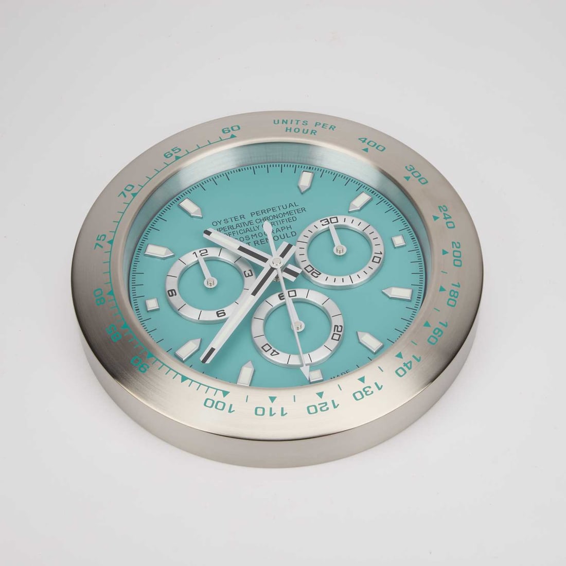 AN ADVERTISING WALL CLOCK, SIGNED ROLEX COSMOGRAPH AET REMOULD (1 of 1)