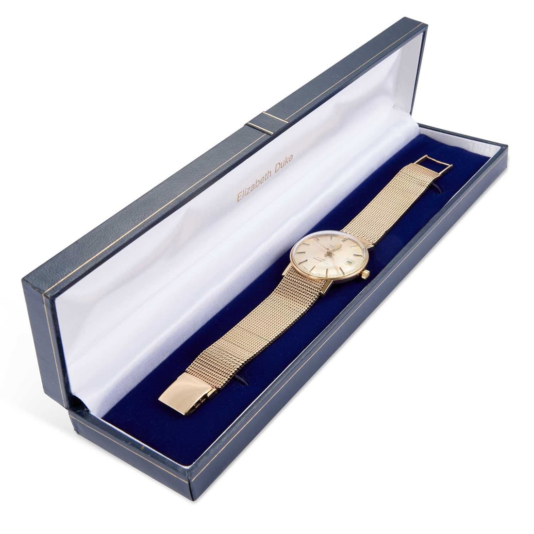 A GENTS 9CT GOLD TISSOT BRACELET WATCH (1 of 3)