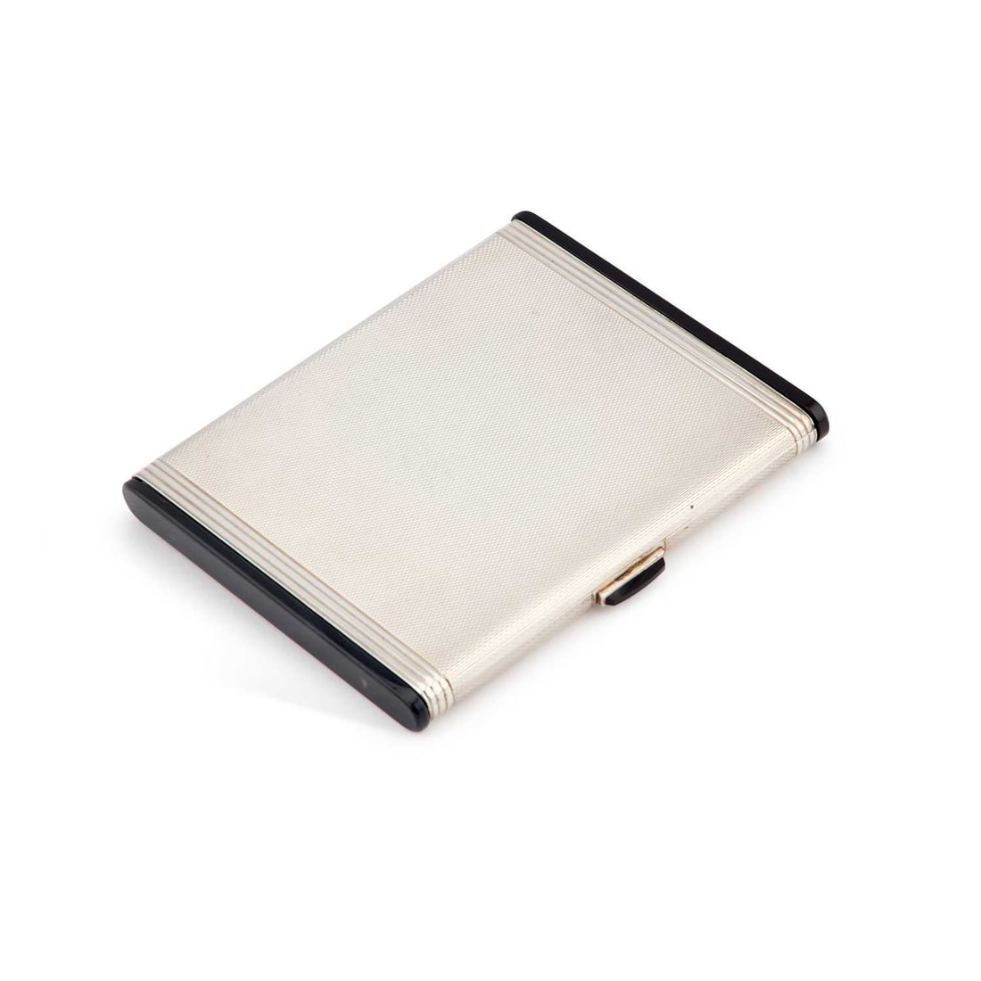AN ART DECO FRENCH SILVER CIGARETTE CASE, SIGNED HÈRMES (1 of 5)