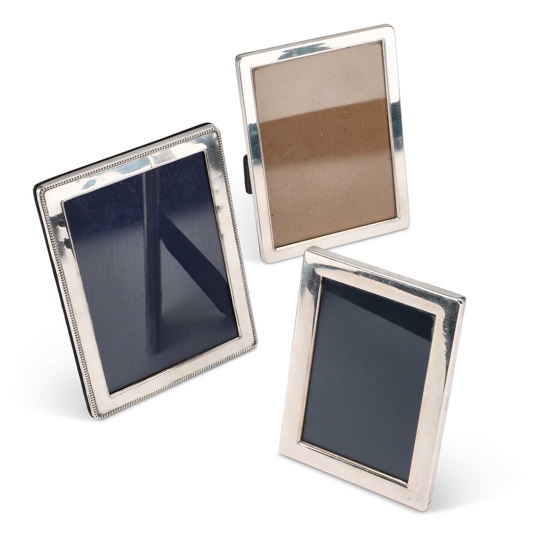 THREE ELIZABETH II SILVER PHOTOGRAPH FRAMES (1 of 1)