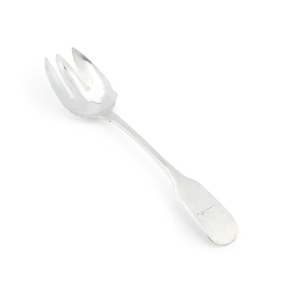 A GEORGE III IRISH SILVER SPORK (1 of 2)