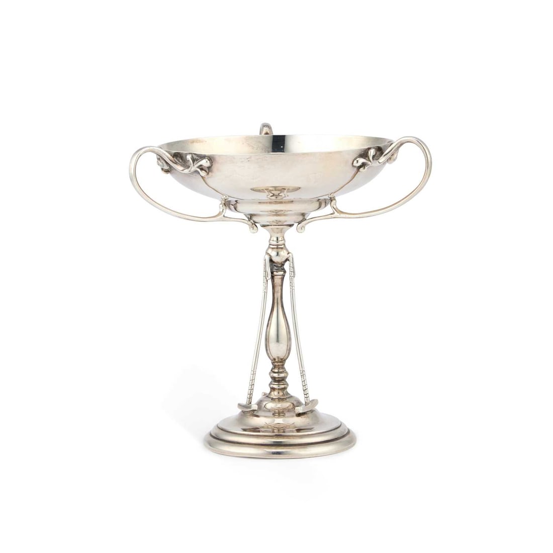 A GEORGE V SILVER TROPHY DISH (1 of 2)