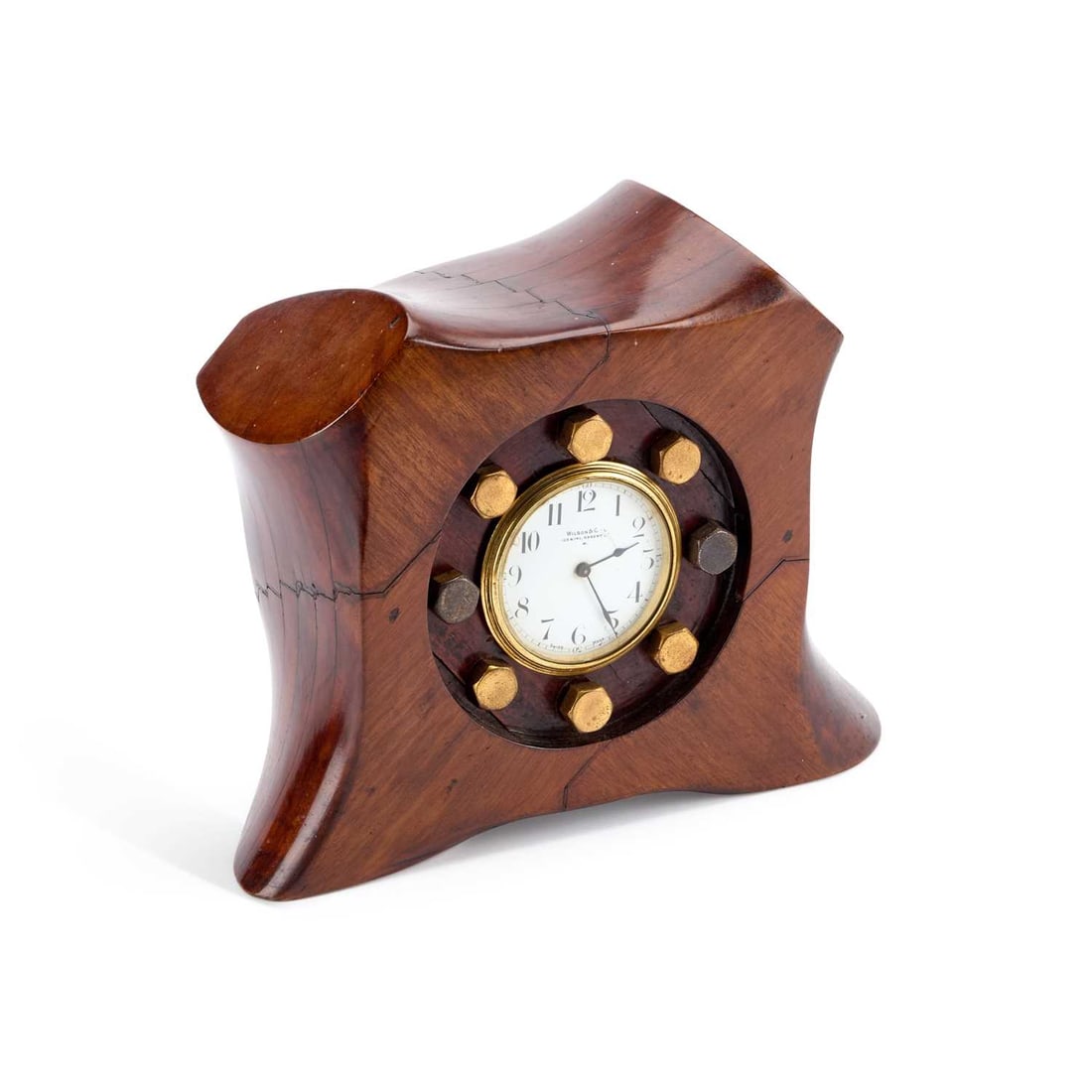 AN INTERESTING MANTEL CLOCK SIGNED WILSON & GILL, 139 & 141, REGENT ST (1 of 8)