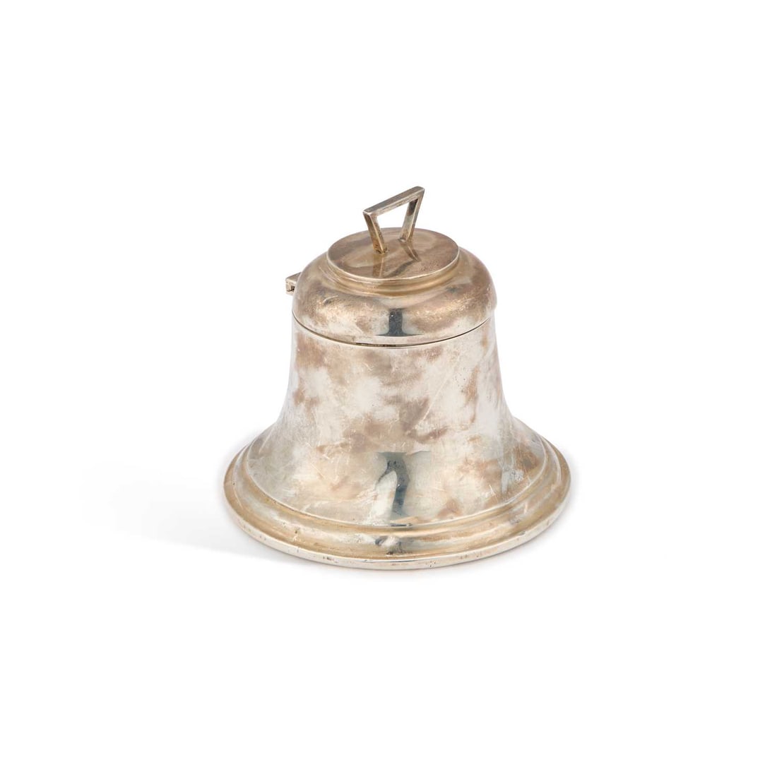 A GEORGE V SILVER INKWELL (1 of 1)