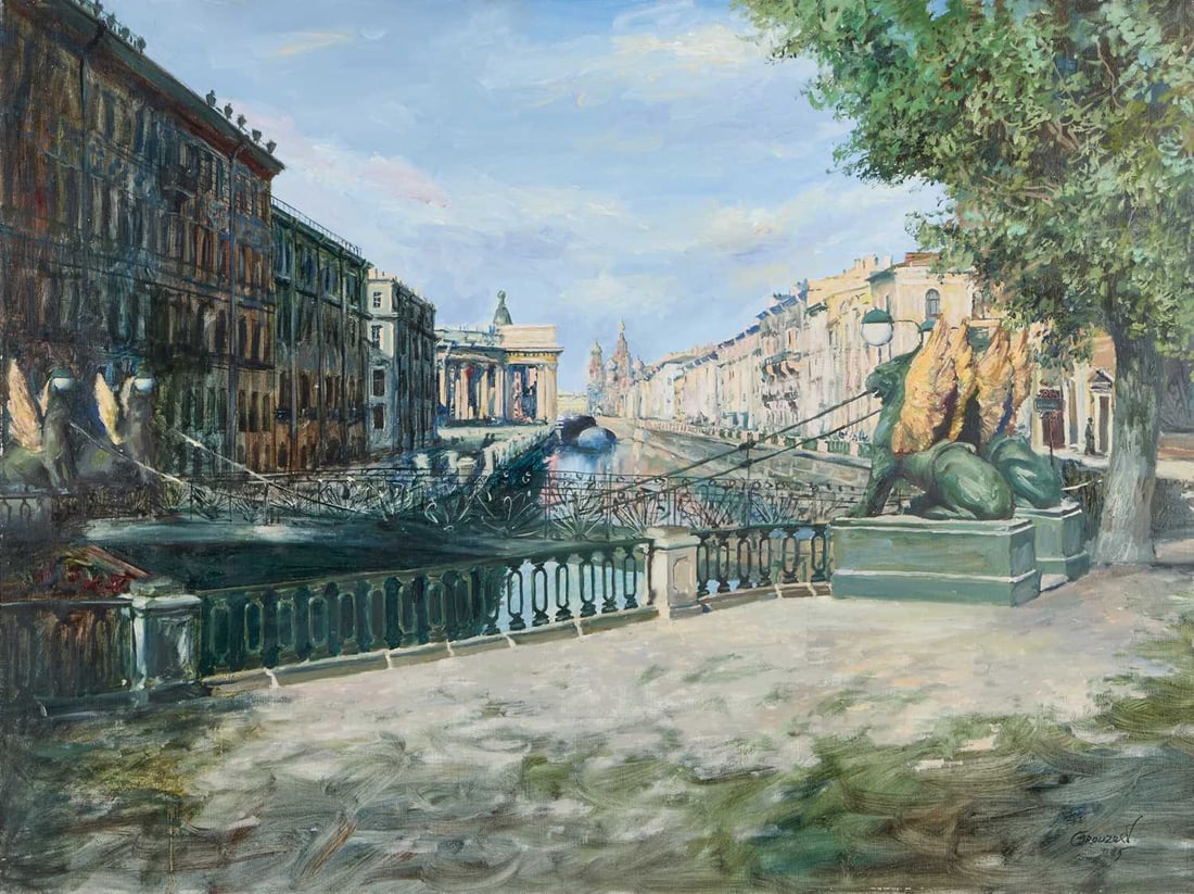 EVGENY GROUZDEV (RUSSIAN MODERN) GRIBOYEDOV CANAL, ST PETERSBURG (1 of 3)