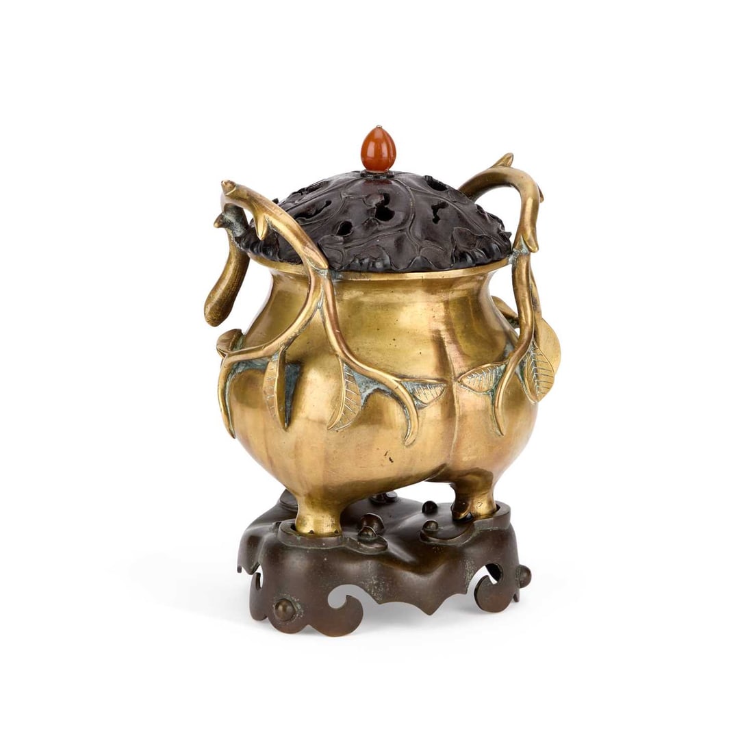 A LARGE CHINESE BRONZE CENSER (1 of 1)