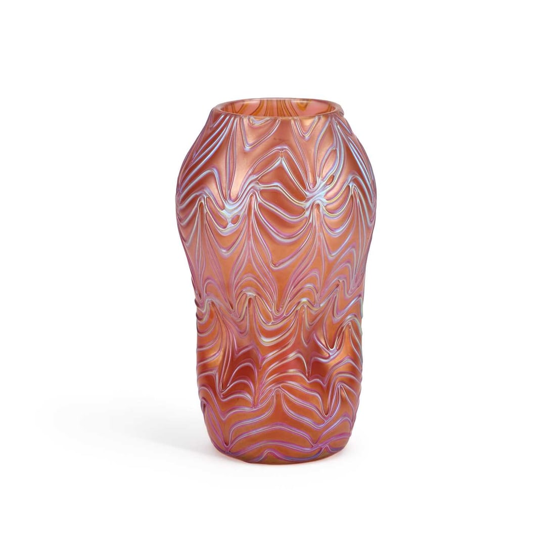 LOETZ A PINK 'FORMOSA' IRIDESCENT GLASS VASE, CIRCA 1900 (1 of 1)