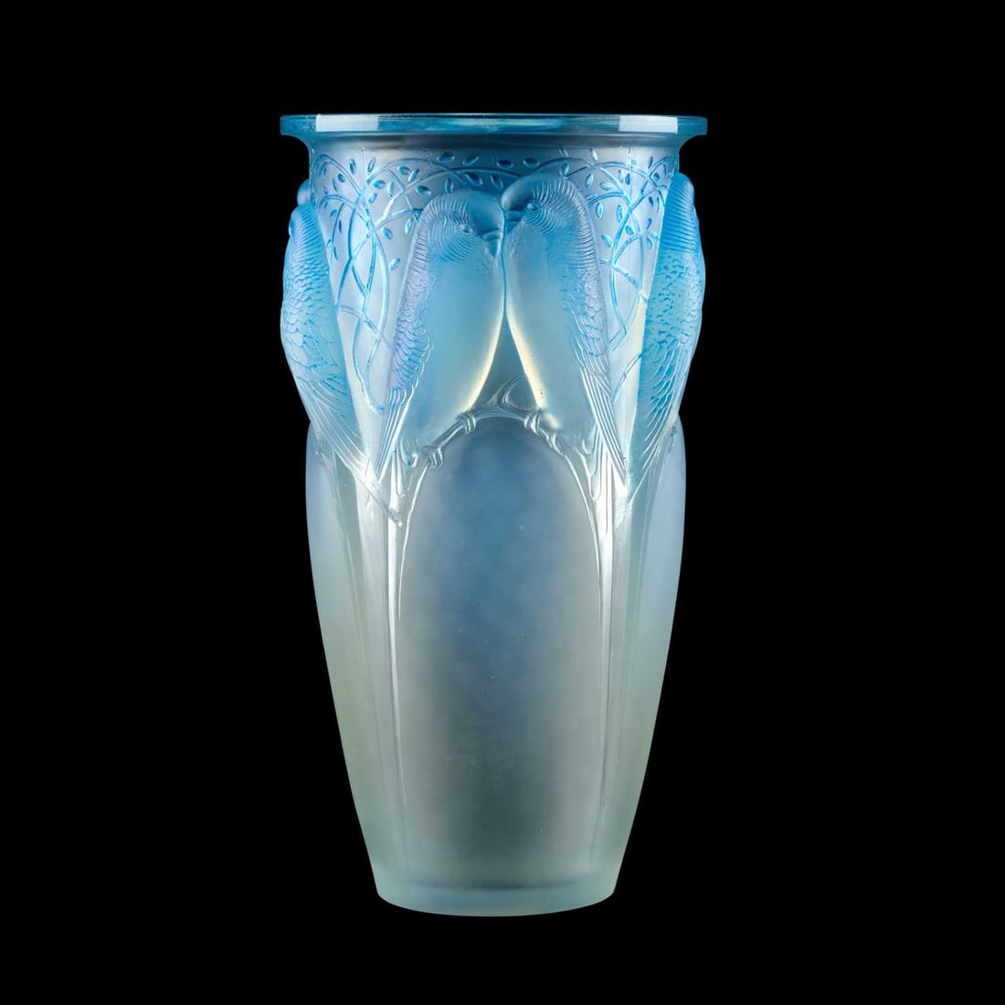 RENÉ LALIQUE (FRENCH, 1860-1945), A 'CEYLAN' VASE DESIGNED 1924 (1 of 3)