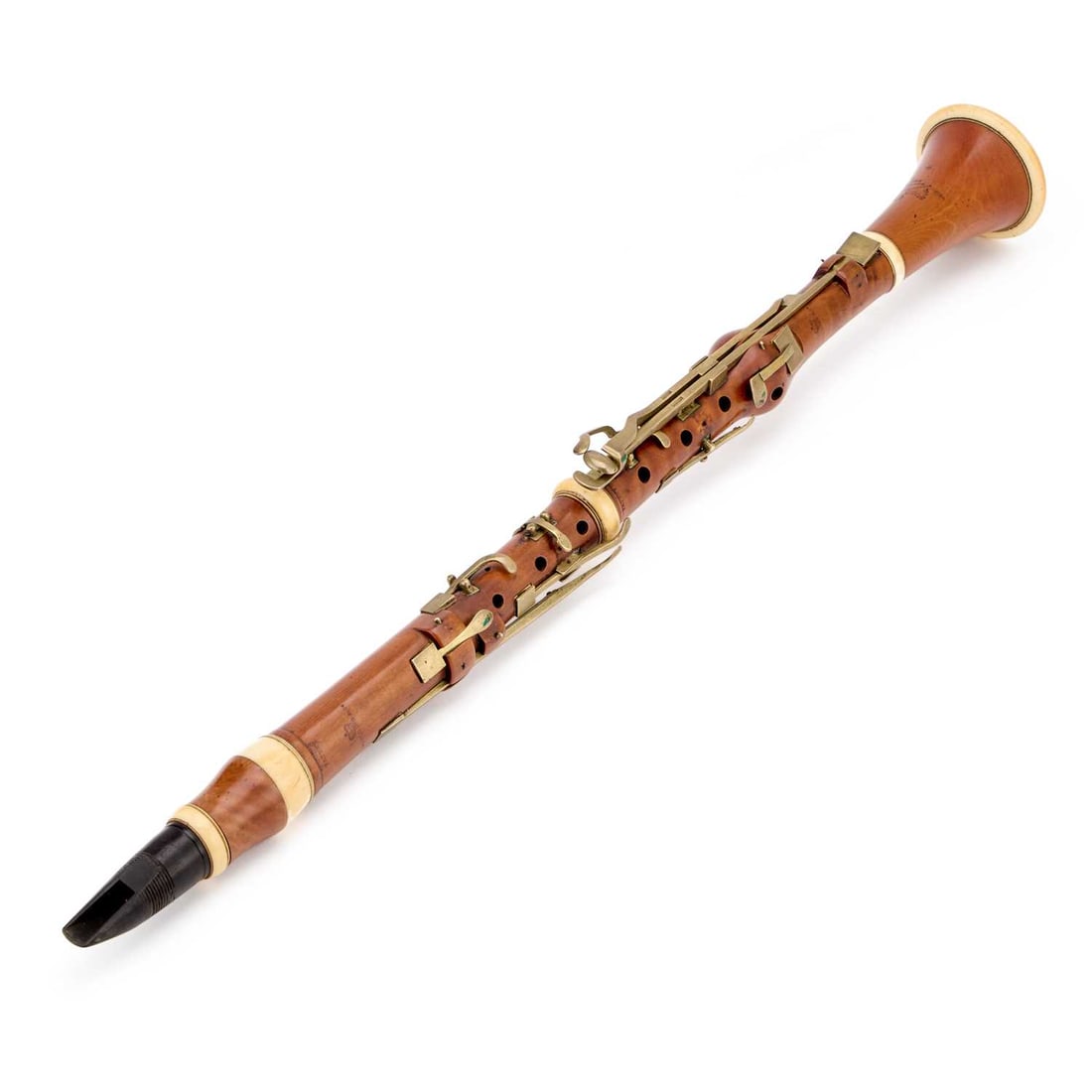 § AN EARLY 19TH CENTURY BOXWOOD AND IVORY MOUNTED CLARINET BY GOULDING & CO, SOHO SQUARE, LONDON (1 of 1)