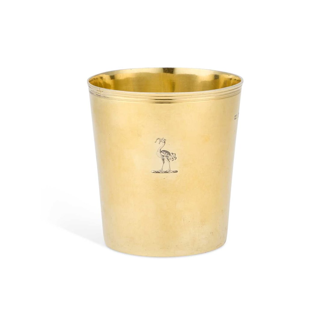 A GEORGE IV SILVER-GILT BEAKER (1 of 2)