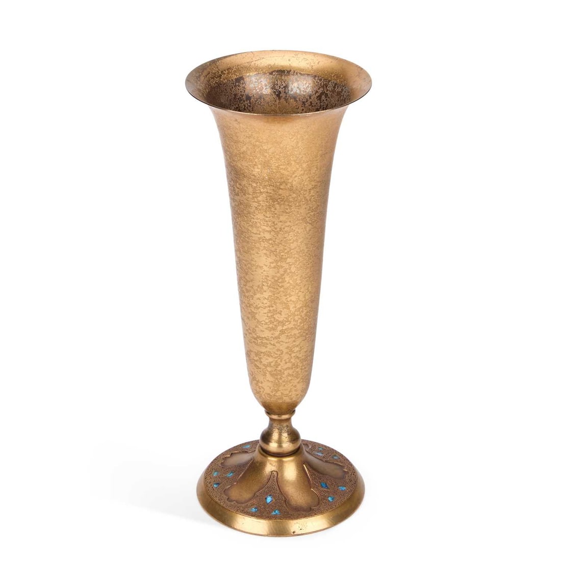 A LOUIS COMFORT TIFFANY FAVRILE BRONZE VASE (1 of 1)