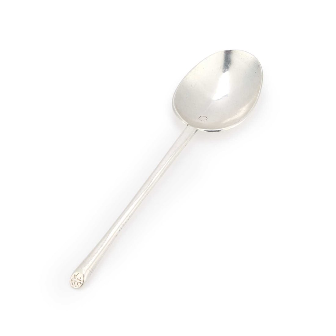 A CHARLES I SILVER SLIP TOP SPOON (1 of 2)