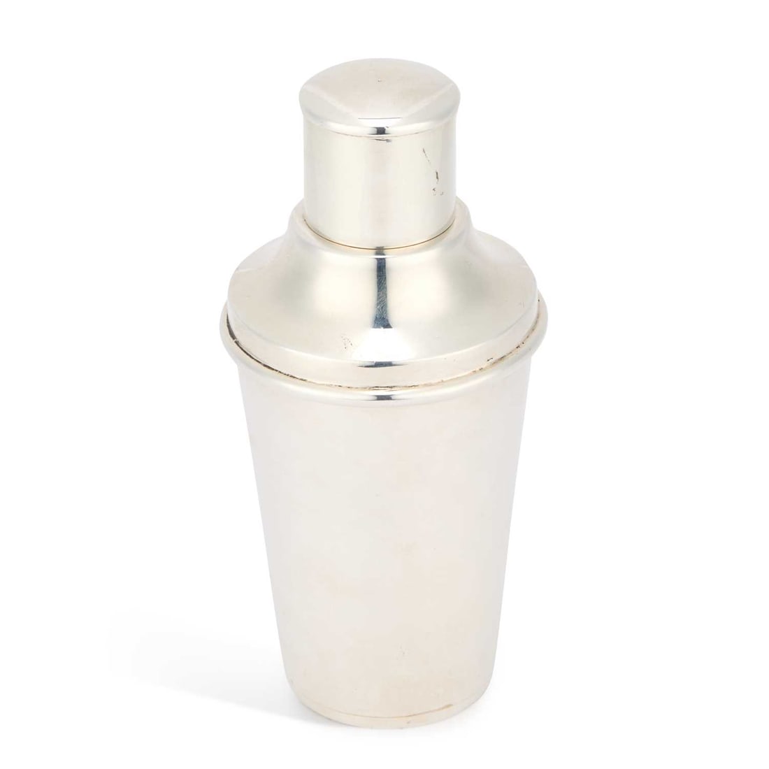 A LATE 20TH/ EARLY 21ST CENTURY SILVER COCKTAIL SHAKER (1 of 2)