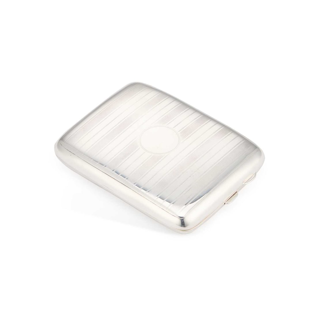 A GEORGE V SILVER CIGARETTE CASE (1 of 3)