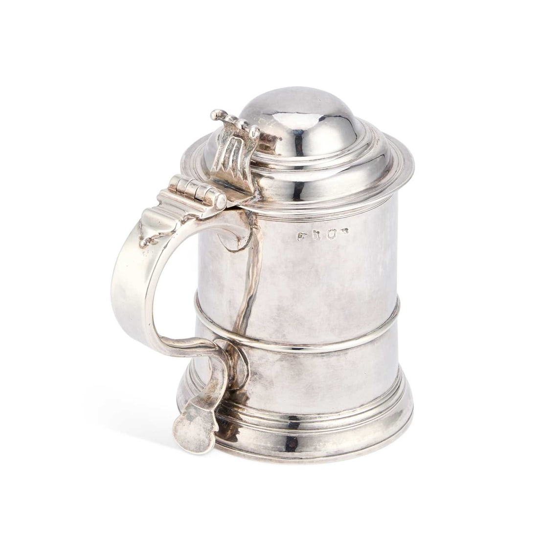 REGIMENTAL INTEREST: A GEORGE II SILVER TANKARD (1 of 1)