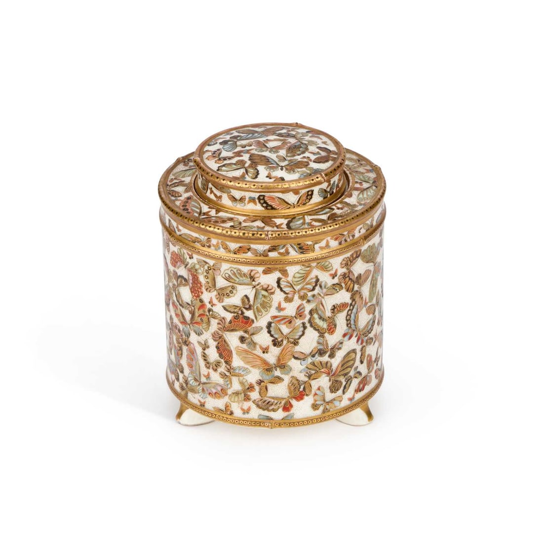 A FINE JAPANESE SATSUMA NATSUME BY KINKOZAN (1 of 5)