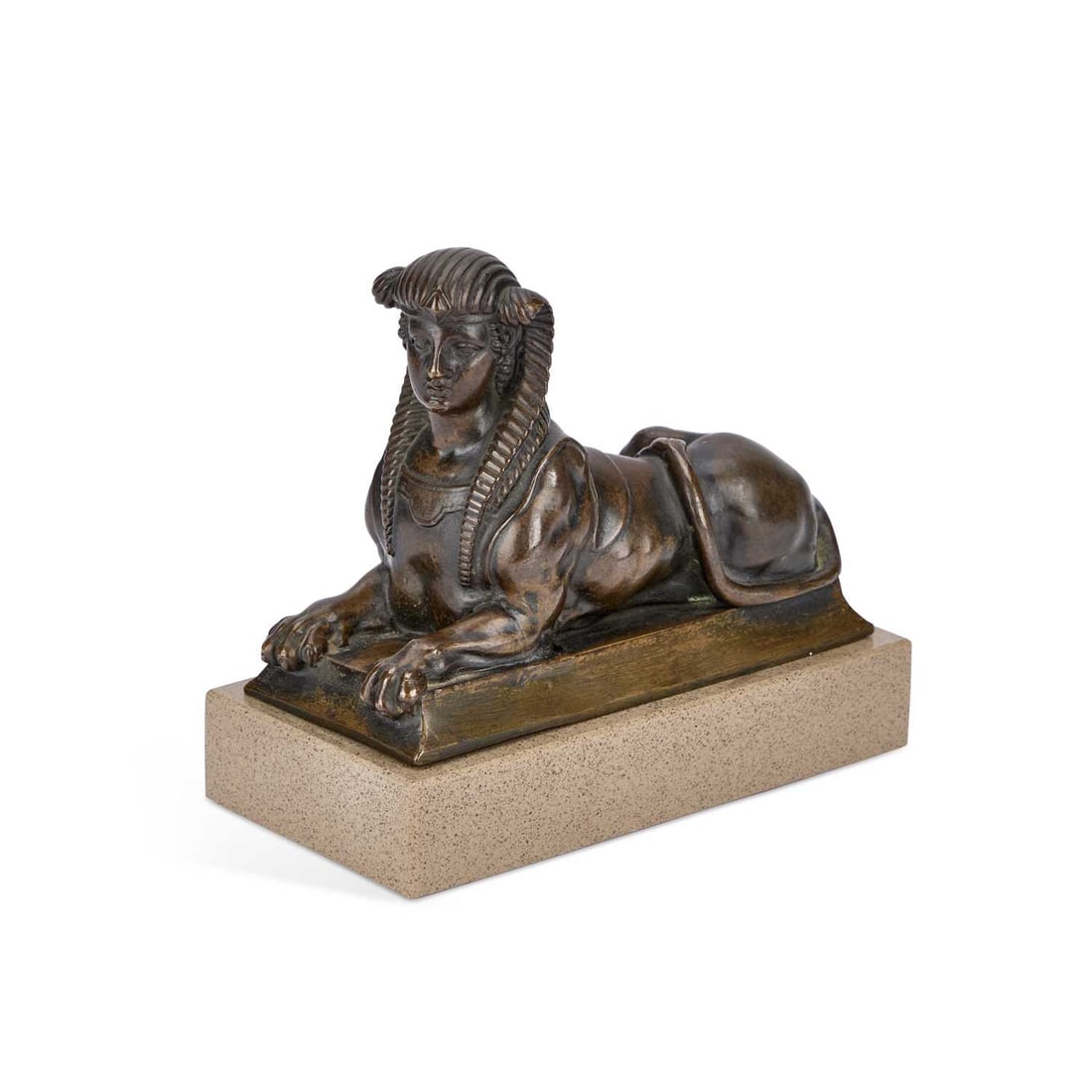 V A GRAND TOUR BRONZE MODEL OF A SPHINX 19TH CENTURY (1 of 3)