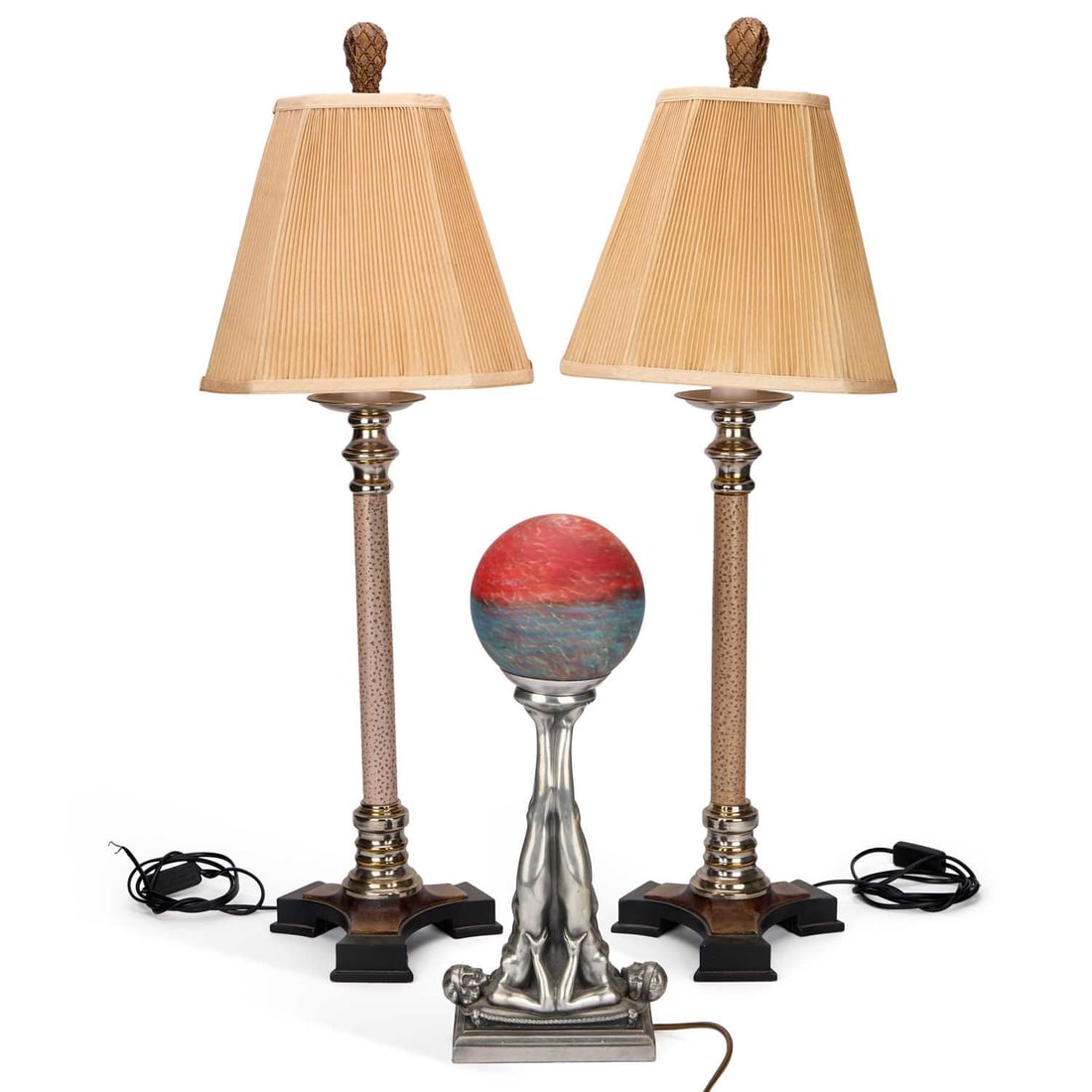 THREE TABLE LAMPS (1 of 6)