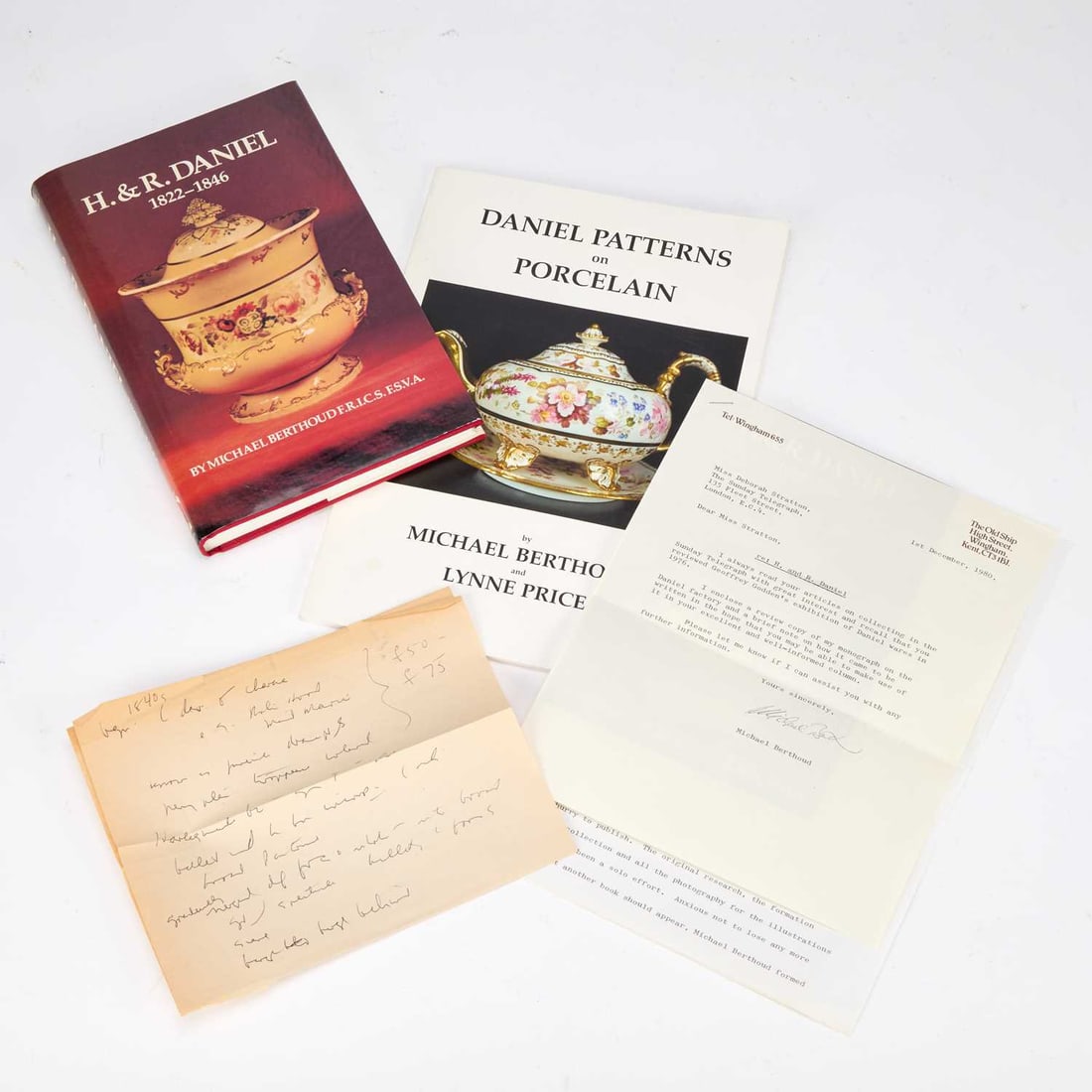 H.R.DANIEL 1822-1846, MICHAEL BERTHAUD (1 of 1)