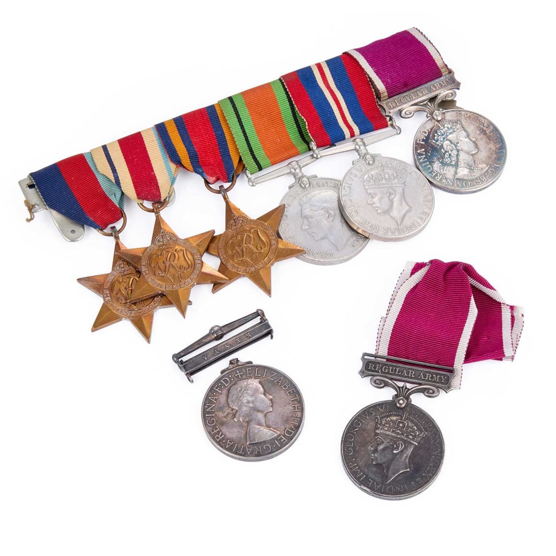 A SECOND WORLD WAR AND ELIZABETH II LONG SERVICE AND GOOD CONDUCT MEDAL GROUP (1 of 1)