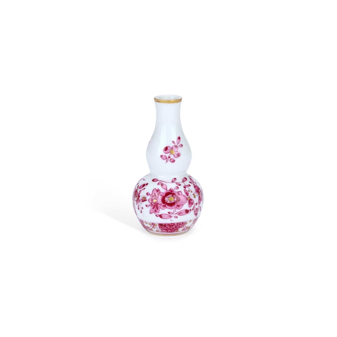 A MEISSEN PORCELAIN MINIATURE VASE CIRCA 1860 (1 of 3)