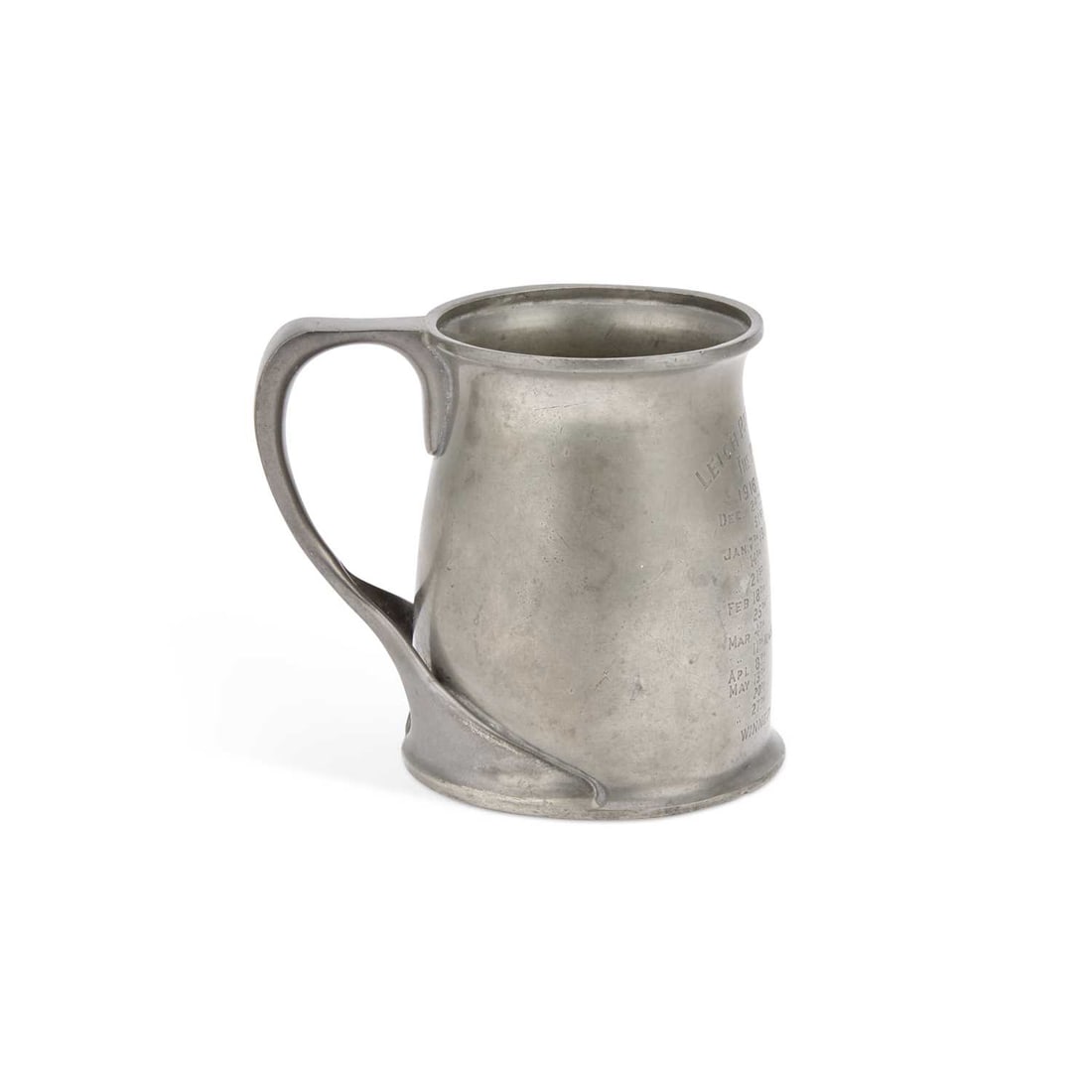 ARCHIBALD KNOX (1864-1933) FOR LIBERTY & CO, A TUDRIC PEWTER MUG (1 of 4)