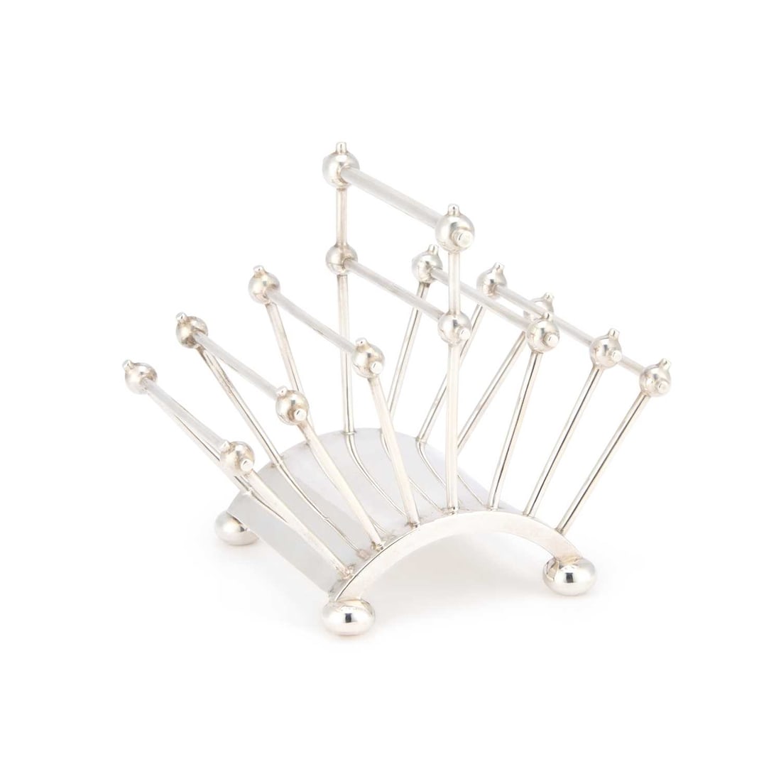CHRISTOPHER DRESSER FOR HUKIN AND HEATH: AN ELECTROPLATED TOAST RACK (1 of 2)