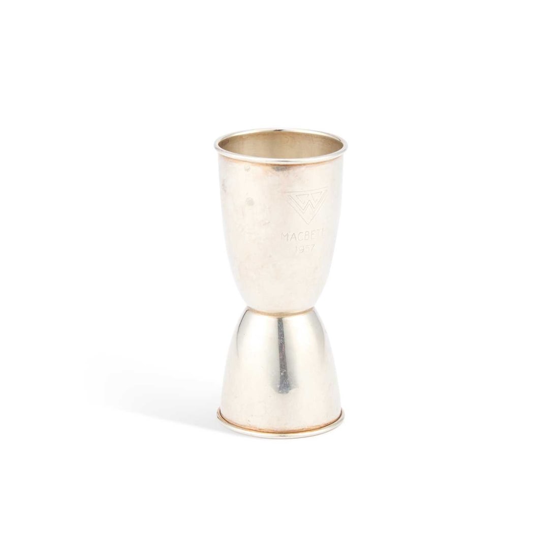 AN AMERICAN STERLING SILVER JIGGER (1 of 2)