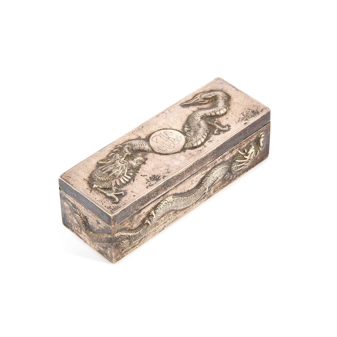 A CHINESE SILVER BOX (1 of 2)