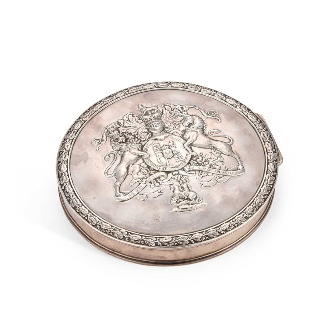 A FINE GEORGE IV SILVER SEAL BOX (1 of 3)