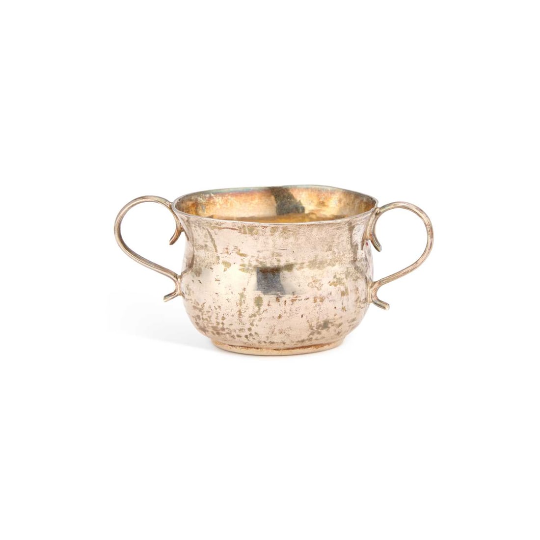 A GEORGE I SILVER 'TOY' MINIATURE PORRINGER (1 of 2)