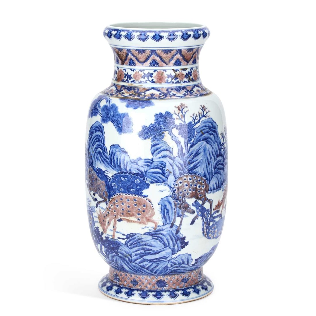 A CHINESE PORCELAIN LANTERN VASE (1 of 3)