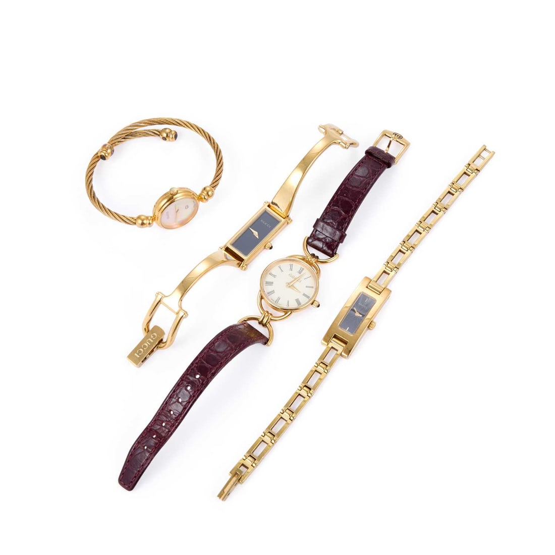 A GROUP OF LADYS GUCCI WATCHES (1 of 1)