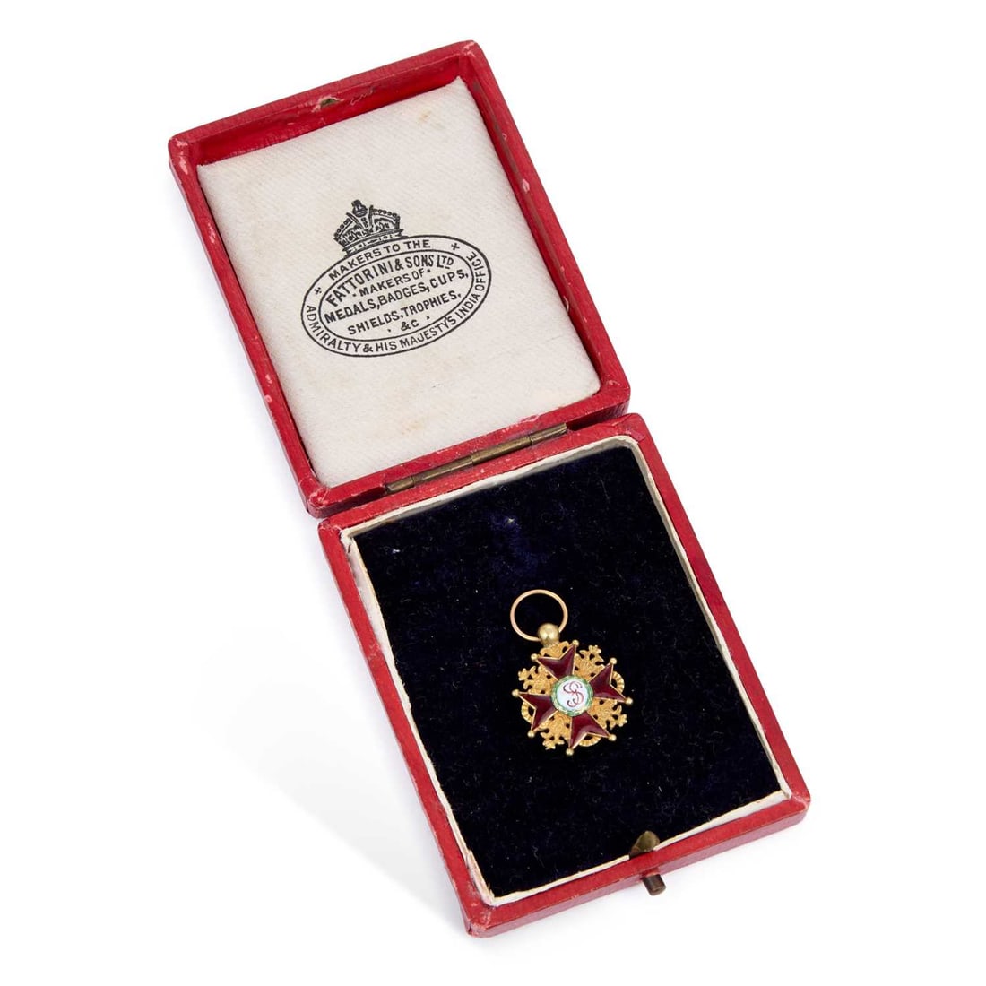 A RUSSIAN IMPERIAL ORDER OF SAINT STANISLAUS PENDANT MEDALLION (1 of 3)