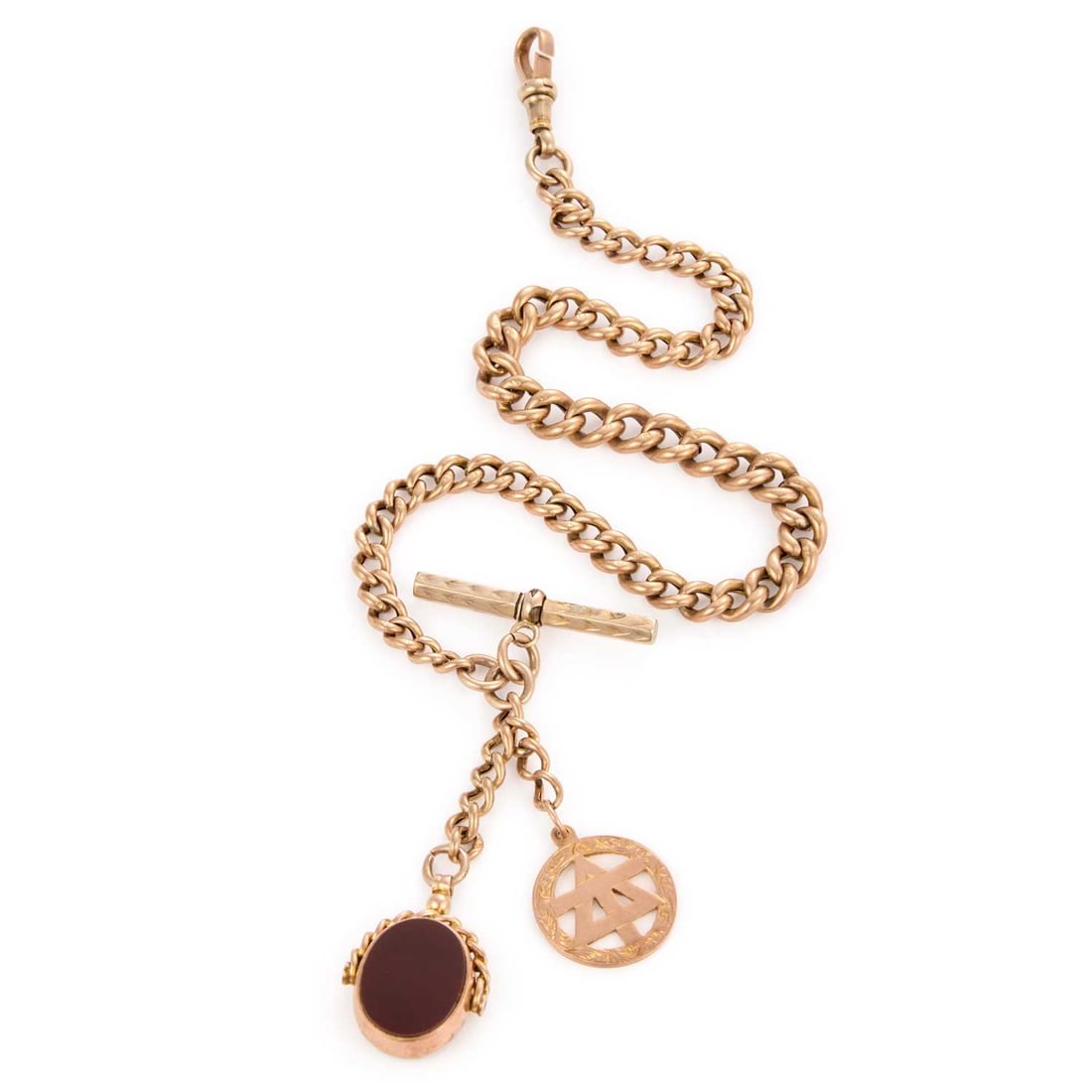 AN ALBERT CHAIN WITH FOBS (1 of 2)