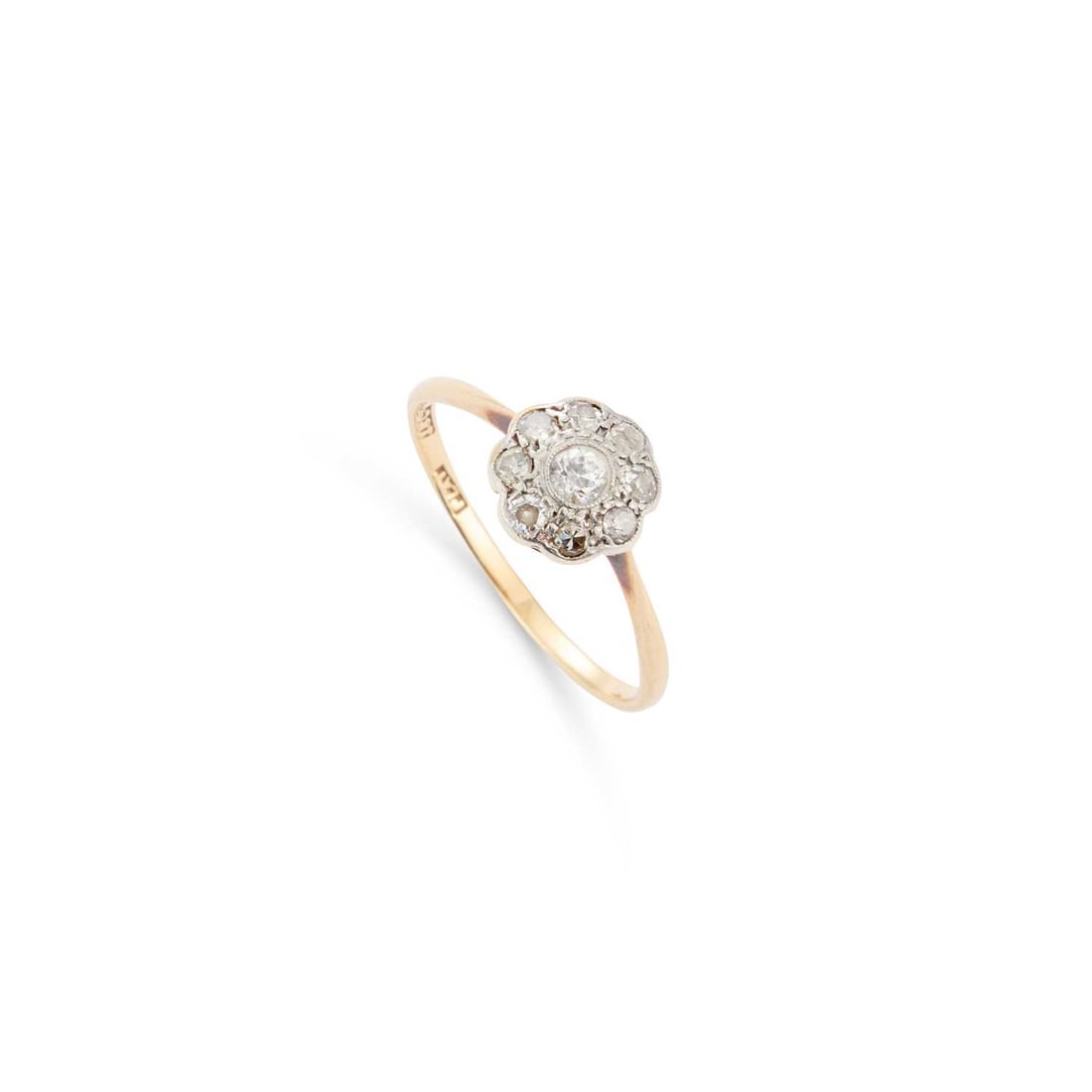 A DIAMOND CLUSTER RING (1 of 1)