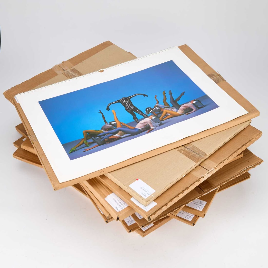 A QUANTITY OF PIRELLI CALENDERS: A QUANTITY OF PIRELLI CALENDERS ranging in date from 1985 to 2000, but not inclusive, original cardboard cases. (18)