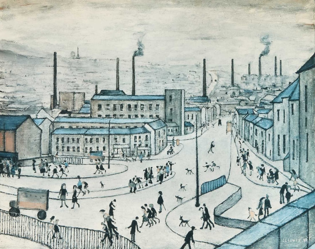 ‡ LAURENCE STEPHEN LOWRY RBA RA (1887-1976) HUDDERSFIELD (1 of 2)