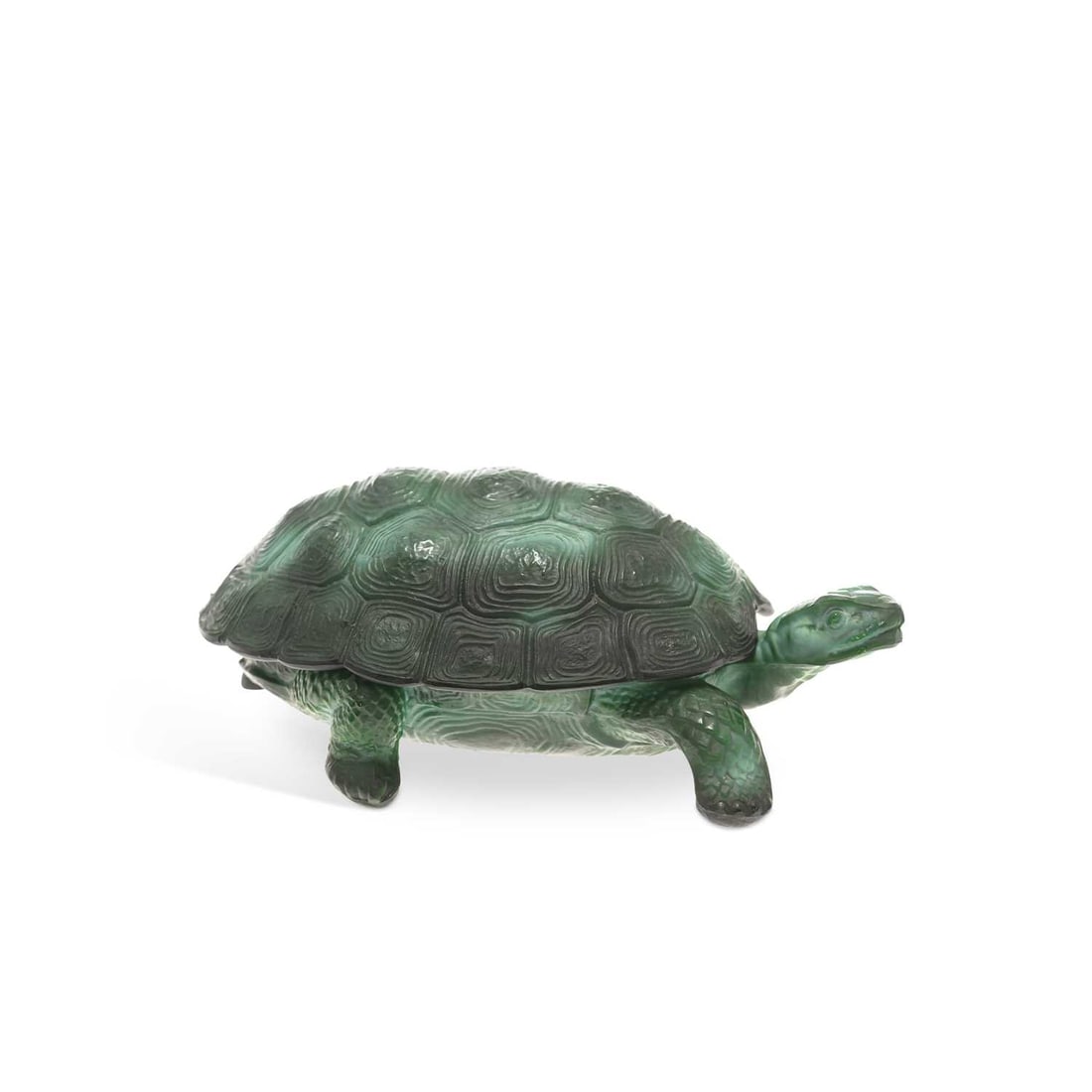 A CZECH GLASS TORTOISE BOX (1 of 4)