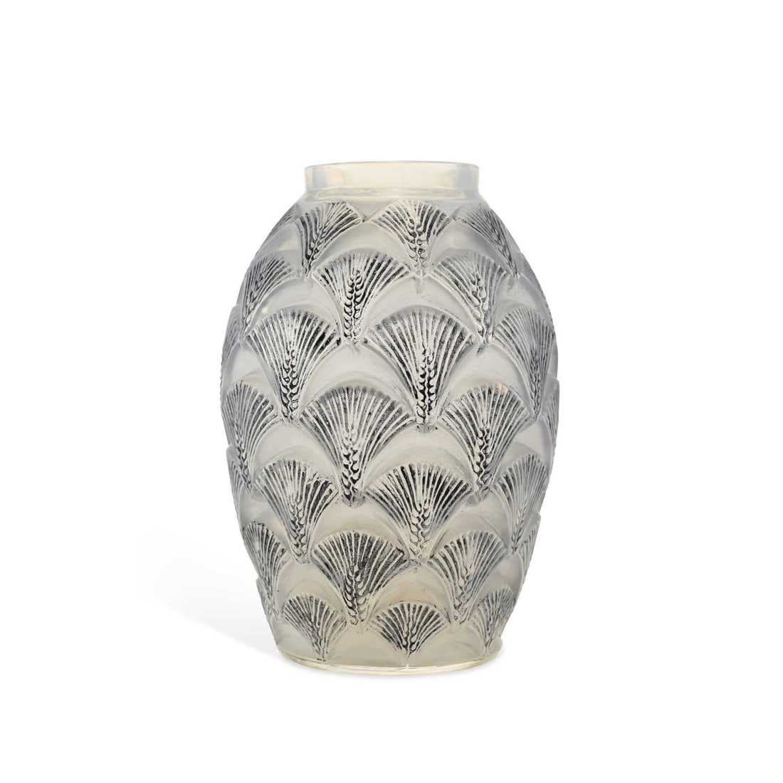 RENÉ LALIQUE (FRENCH, 1860-1945) A HERBLAY VASE, DESIGNED 1932 (1 of 2)