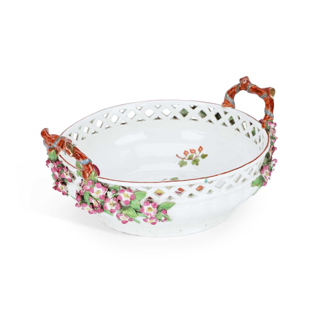 A CHELSEA PORCELAIN BASKET CIRCA 1755 (1 of 3)