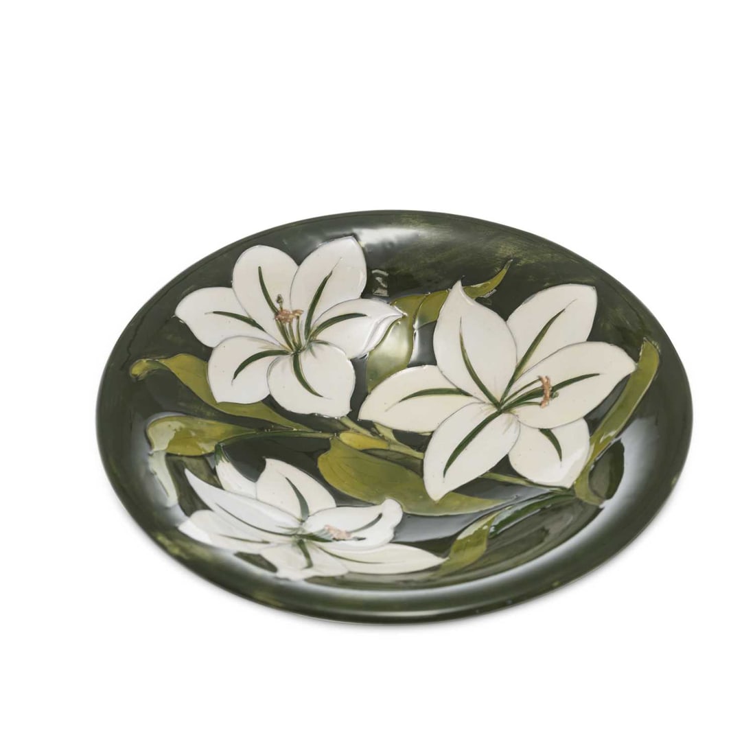 A WALTER MOORCROFT POTTERY BOWL (1 of 2)