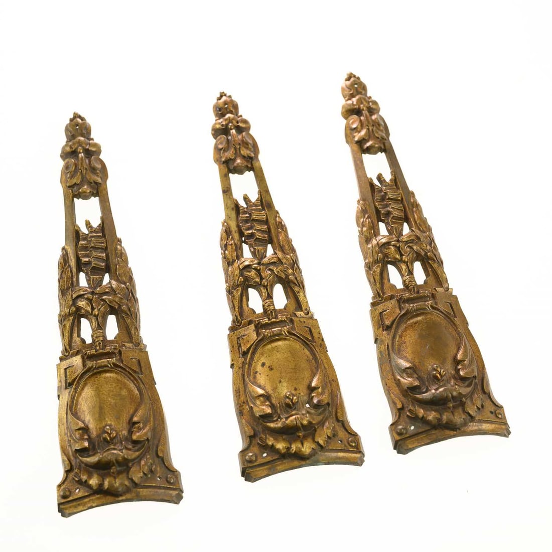 THREE CLASSICAL STYLE ORMOLU FURNITURE MOUNTS (1 of 2)