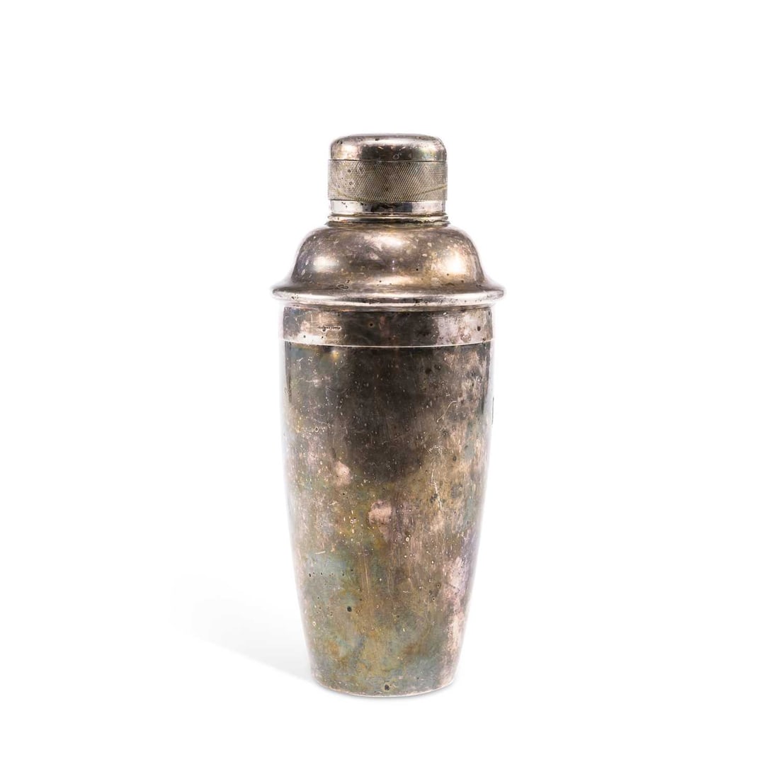 A 20TH CENTURY SILVER-PLATED COCKTAIL SHAKER (1 of 1)